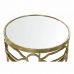 súprava 3 stolov DKD Home Decor Zlato Zlatá 46 x 46 x 70 cm