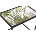 Σετ με 3 τραπέζια DKD Home Decor Μαύρο Πράσινο Χρυσό 60 x 40 x 50 cm