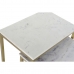 Souprava 3 stolů DKD Home Decor Bílý Zlatá 50 x 35 x 60 cm