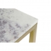 Набор из трех столиков DKD Home Decor Белый Позолоченный 50 x 35 x 60 cm