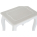 Σετ με 3 τραπέζια DKD Home Decor Λευκό Ανοιχτό καφέ 53 x 35 x 47 cm