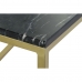 Σετ με 3 τραπέζια DKD Home Decor Μαύρο Χρυσό 50 x 35 x 60 cm
