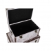 Zestaw kufrów DKD Home Decor Płótno MDF Tropikalny (59,5 x 34 x 34 cm)