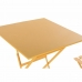 Asztal Készlet 2 Székkel DKD Home Decor 87 cm 60 x 60 x 75 cm  