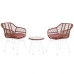 Σετ Τραπέζι με 2 Καρέκλες DKD Home Decor 56 x 57,5 x 82 cm