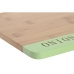 Cutting board DKD Home Decor 33,5 x 22,4 x 1,2 cm Blue Pink Green