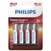 Baterijos Philips LR6P4B10 1.5 V