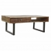 Sivupöytä DKD Home Decor 118 x 65 x 45 cm Musta Metalli Ruskea Alumiini Mangopuu