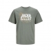 Herren Kurzarm-T-Shirt Jack & Jones LOGO TEE SS 12252376 grün