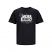 Heren-T-Shirt met Korte Mouwen Jack & Jones LOGO TEE SS 12252376 Zwart