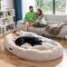 Кучешко Легло за Хора | Human Dog Bed XXL InnovaGoods Beige