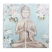 Tavla DKD Home Decor CU-181694 Kanvas Buddha Orientalisk (140 x 3 x 140 cm) (2 pcs)
