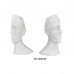 Bookend DKD Home Decor Resin Modern Face 22 x 17 x 24 cm