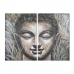 Sada 2 obrazů Home ESPRIT Buddha Orientální 160 x 3 x 120 cm
