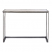 Szett 2 asztallal Home ESPRIT Fehér Többszínű Ezüst színű 107 x 30 x 81 cm 108 x 30 x 79 cm
