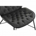 Fotelj DKD Home Decor Črna Temno siva Kovina 69 x 76 x 85 cm