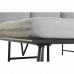 Sodo sofa DKD Home Decor Juoda Metalinis Aliuminis Virvė 30 x 40 cm 192 x 163 x 86 cm  