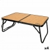 Folding Table Aktive Camping Bamboo 60 x 25 x 40 cm (4 Units)