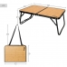 Sammenklappeligt bord Aktive Camping Bambus 60 x 25 x 40 cm (4 enheder)