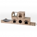 Scratching Post for Cats Carton+Pets Bronze Cardboard 34,5 x 4 x 34,5 cm