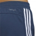 Sportiniai šortai moterims Adidas Knit Pacer 3 Stripes Tamsiai mėlyna Moteris