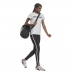 Sport leggins til kvinder Reebok  Pping Cotton W  Sort