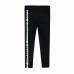 Detské športové elastické nohavice Converse Wordmark Taping Čierna