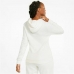 Sweat à capuche femme Puma Essentials Embroidery Blanc