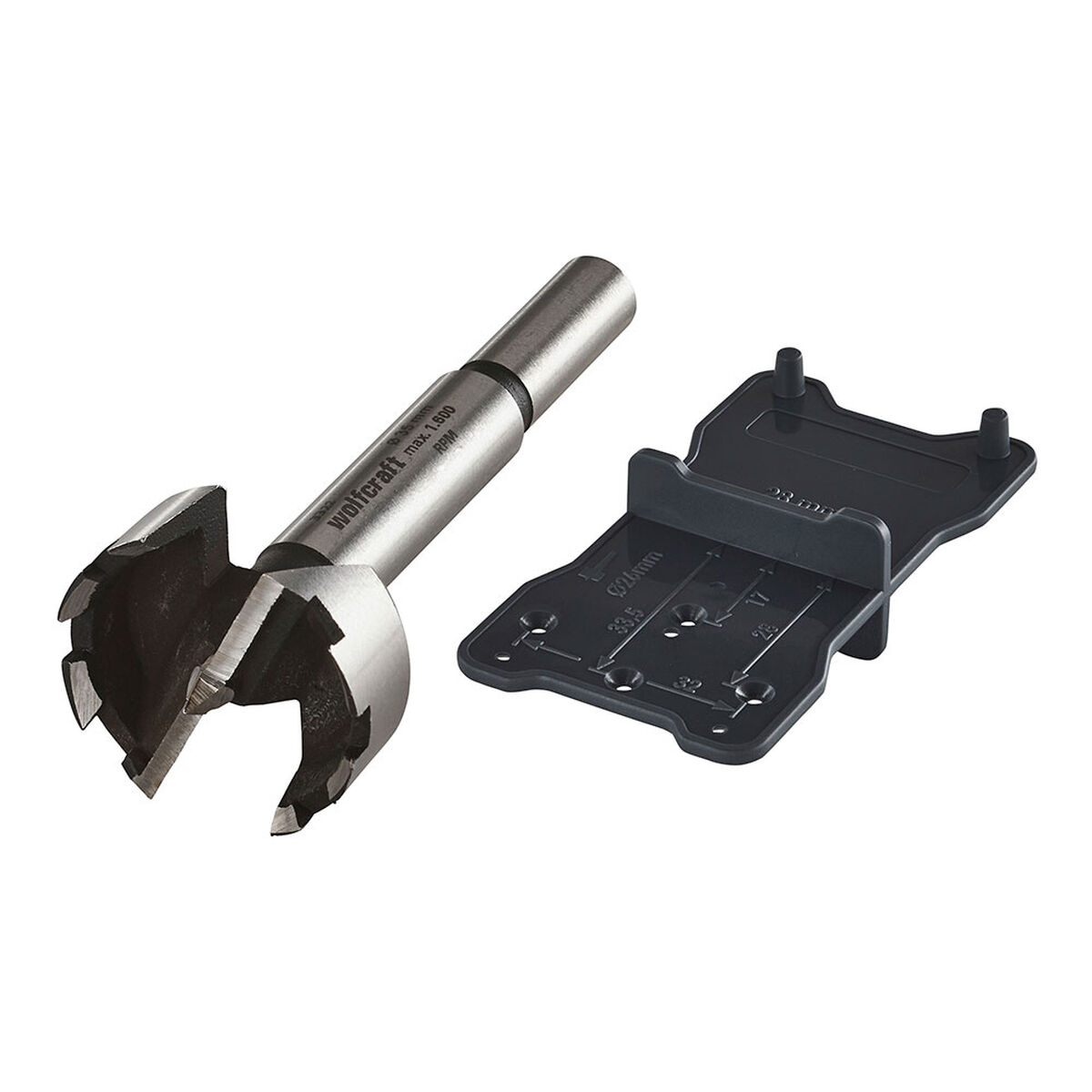 Borbits for tre Wolfcraft Forstner 8728000