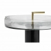 Mazs galdiņš DKD Home Decor Stikls Melns Caurspīdīgs Dzelzs 41 x 41 x 57 cm