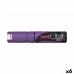 Flytande kritamarkör Uni-Ball PWE-8K Violett (6 Delar) (6 antal)