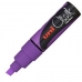 Жидкие маркеры Uni-Ball PWE-8K Фиолетовый (6 Предметы) (6 штук)