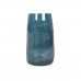 Vase DKD Home Decor 18 x 18 x 80 cm Blå Hærdet glas