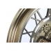 Ceas de Perete Home ESPRIT Auriu* Geam Fier 80 x 10 x 86 cm