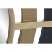 Veggspeil Home ESPRIT Svart Gyllen Jern 110 x 3,5 x 110 cm