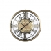 Nástenné hodiny Home ESPRIT Zlatá Sklo Železo 80 x 10 x 86 cm