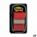 Samolepiace bločky Post-it Index 25 x 43 mm Červená (3 kusov)