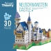 3D Puzzle Colorbaby New Swan Castle 95 Kusy 43,5 x 33 x 18,5 cm (6 kusů)