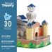 3D Puzzle Colorbaby New Swan Castle 95 Kusy 43,5 x 33 x 18,5 cm (6 kusů)