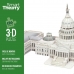 3D Puzzle Colorbaby Capitolio 126 Pieces 52,5 x 20,5 x 23,5 cm (6 Units)