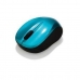 Wireless muis Verbatim Go Nano Compact Ontvanger USB Blauw Zwart Turkoois Cyaan 1600 dpi