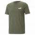 Kortærmet T-shirt til Mænd Puma Ess Tape Camo Moss S Grøn Oliven