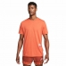 Koszulka z krótkim rękawem Męska Nike Dri-FIT Pomarańczowy