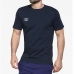 Heren-T-Shirt met Korte Mouwen Umbro LOGO 64887U N84 Marineblauw