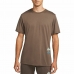 Мъжка тениска с къс ръкав Nike Dri-FIT Кафяв