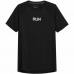 Heren-T-Shirt met Korte Mouwen 4F Run Zwart
