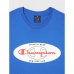 Kortarmet T-skjorte til Menn Champion Crewneck Blå
