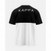 Heren-T-Shirt met Korte Mouwen Kappa Edwin CKD Wit Zwart