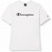 Kortarmet T-skjorte til Menn Champion Crewneck Hvit