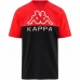 Miesten T-paita Kappa Emir CKD Musta Punainen